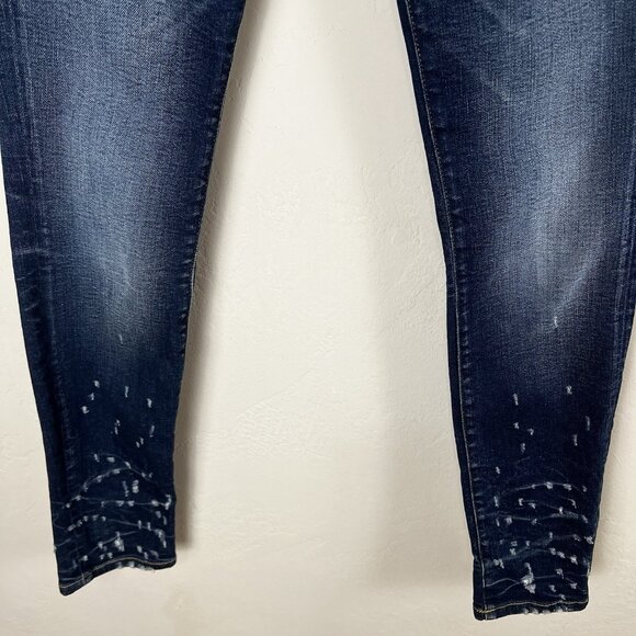 R13 Jeans Alison Skinny Camden Barbed Wire Rips Distressed Made In Italy Size 27 - Picture 3 of 13